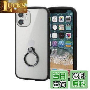 yzGR iPhone 12 mini P[X nCubh ϏՌ TOUGHSLIM LITE t[J[ Ot ubN PM-A20ATSLFCRBK