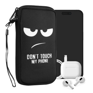 yzkwmobile X}z یP[X XL - 6.7/6.8"Ή - lIv NbV Jo[ gѓdb - @ Don't touch my phonefUC F/F 17.2 x 8.4 cm Ή