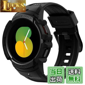 yzSpigen Galaxy Watch 5 oh 44mm ̌^ P[X Galaxy Watch 4 Ή Jo[ ϏՌ PC TPU d\ X|[coh  Ռ z ϋv h~ MbhEA[}[Ev ACS03830 (ub