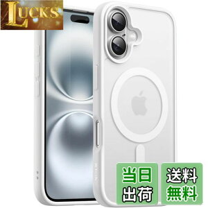 yzJETech iPhone 16 6.1C`p }Olbg P[X MagSafeɑΉ ̃}bgw ^ ϏՌ Jo[ (zCg)