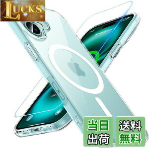 iPhone 16 ケース アイフォン16 ケース BESINPO【ガラスフィルム付き・MagSafe対応】クリア iphone16ケース 黄ばみなし ストラップホール いphone16ケース 米軍MIL規格 耐衝撃 耐久性 iphone 16 スマホケー