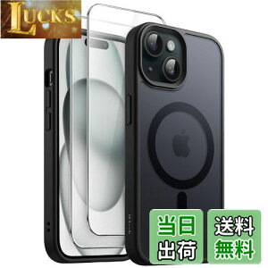 yzJETech 3 in 1 iPhone 15 6.1 C`p }Olbg P[X 2KXtBt MagSafeΉ }bgobN ϏՌX}zJo[ (ubN)