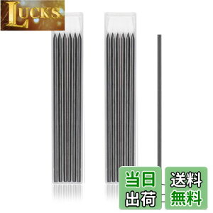 【送料無料】KDSSYFT 12本 カーペンターペンシル リフィル 2.8mm HB グラファイト ペンシル リフィル 交換用 木工用 (替え芯黒色)
