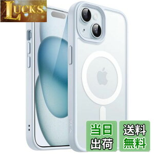 yzJEDirect iPhone 15 6.1C`p }Olbg P[X MagSafeɑΉ ̃}bgw ^ ϏՌ Jo[ (u[)