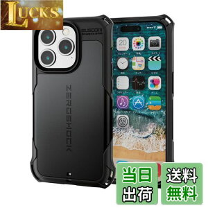 yzGR iPhone15 Pro P[X ZEROSHOCK ϏՌ lp_p[ njJE_uC[\ ՌztBt Xgbvz[t ubN PM-A23CZEROBK