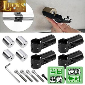 Sporacingrts アルミ製ルームベアリングロッドブラケット車用ルーフキャリアバー イレクターパイプ取り付け用 アタッチメント,可以做?内?衣杆,扶手支架Φ27.5mm NVAN ハイゼットカーゴ に適合