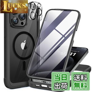 yzMiracase iPhone15pro p P[X MagSafeΉ 9H KX 360°ی X}zP[X iPhone15pro p Jo[ Sgop[یP[X 6.1C` tJo[ CX[dΉ }OZ[tΉ 