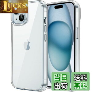 yzJEDirect iPhone 15 Plus 6.7C`p یP[X ΂݂Ȃ Ռz op[Jo[ h~ NAobN (NA)