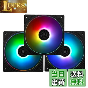yzTHERMALRIGHT TL-S12-S X3 CPU t@ 120mm ARGB ̏ꍇ̃N[[ t@ ARGB ̏ƖʁA1500RPM x PC PWM ̖Rs[^ t@ACPUpt@ zCgiTL-S12-S X3j