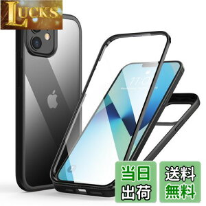 yzMQman iPhone12mini P[X OʃKX+wʃKX 360°Sʕی 100ʃ^b`x ϏՌ KX tg+obNv[g y CX[dΉ O  Jo[ (iphone12mi