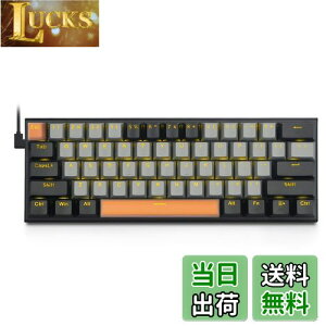 yzefJjJL[{[h61L[ Ԏ̗p̃Q[~OL[{[h FLEDobNCgt 60^RpNgL[{[h USBLpz Windows/MacɑΉQ[pL[{