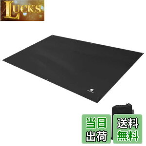 yzGeer Top 4-5l Lv }bg egV[g OhV[g ϐ5000mm ϖՐn tA}bg sNjbN pbh h eg V[g 300cm x 220cm (ubN)