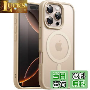 yzJETech iPhone 16 Pro 6.3C`p }Olbg P[X MagSafeɑΉ ̃}bgw ^ ϏՌ Jo[ (fU[g`^jE)