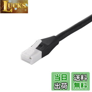 �y���������z�o�b�t�@���[ BUFFALO �c���̐܂�Ȃ�LAN�P�[�u�� �J�e�S��6a �X�g���[�g �m�[�}���^�C�v �u���b�N BSLS6ANU30BK