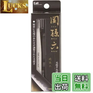 【送料無料】貝印 KAI 関孫六 毛抜き 先斜 収納ケース付き シルバー ピンセット用 ムダ毛 HC1806