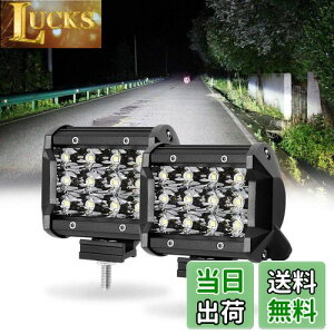 yzLargoods LEDƓ 4C` [NCg 36W LEDCg tHOv zCg 6500k IP67hho p w݌v Px  ȃGl oCN/SUV/ATV/gbN/z@B/Ǝ 2Zb