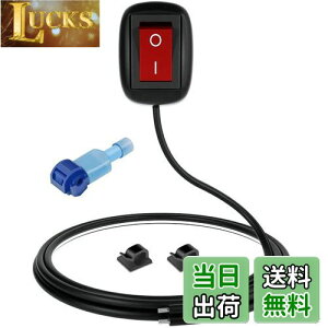 yzKILIGEN 12V-110V/10A SPST ԂH`̃y[Xg^Cṽ{^XCb`AtHOhCrOCgAlICgALEDCgo[p̃It/IXCb`i1mCtj