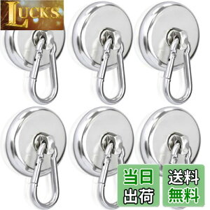 �y���������z6�Z�b�g �J���r�i �t�b�N ������ �}�O�l�b�g �t�b�N 360�x��]�ł��� ���a42mm �J���r�i�t������ �l�I�W������ ���C�J���r�i �h�K �����͎��� �L�b�`�� �Ǖt�� ���O �L�����v �I