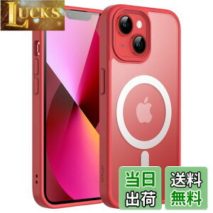 yzJETech iPhone 13 6.1C`p }Olbg P[X MagSafeɑΉ ̃}bgw ^ ϏՌ Jo[ (bh)