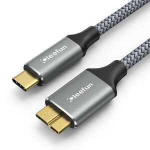 yzCLEEFUN USB C to Micro B P[u 2m USB 3.1 10Gbps f[^] Type C to Micro B ϊP[u 2[g USB C OthddP[u }CNBϊP[u OtHDD/SSD n[hhCu/Macbook