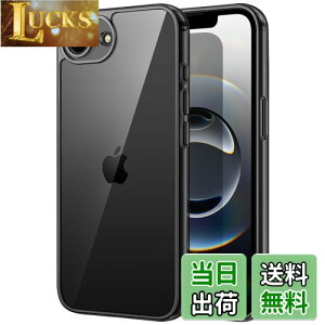 yzJETech iPhone 16e 6.1C`2025p P[X ΂݂Ȃ Ռz op[Jo[ h~ NAobN (ubN)