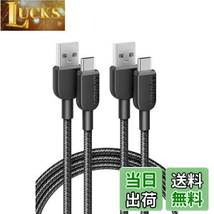 yzy2{ZbgzAnker 310 ϋviC USB-C & USB-A P[u USB 2.0 tXs[h[d iPhone 16 Galaxy LG AndroideΉ (1.8m 2{Zbg)