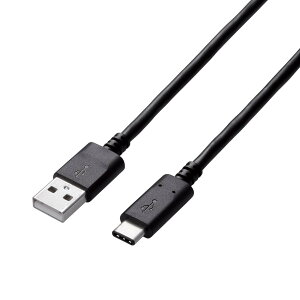 yzGR USBP[u Type C (USB A to USB C) 3.0m USB2.0Fؕi 3Ao ő480Mbps ubN U2C-AC30NBK