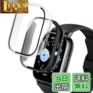 �y���������z�y2���Z�b�g�zGreerass �� Redmi Watch 5 Lite �P�[�X �K���X�t�B����+PC�t���[�� ��̌^ �ی�t�B���� �S�ʕی�P�[�X �����ߗ� �S�ʕی� �ϏՌ� �w��h�~ �������� �h���h�o �����ȒP 