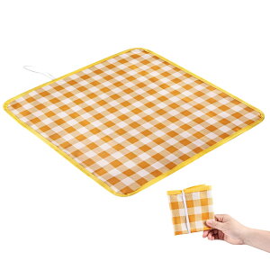 【送料無料】KR KITCHENRAKU 折り畳み座布団 キャンプ 座布団 ミニレジャーシート 一人暮らし 防水 撥水 携帯 軽量 アウトドア 防湿 折りたたみマット 持ち運び お昼休み バーベキュー/登山/花見