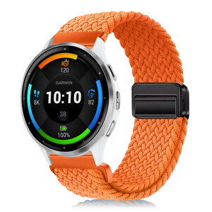 �y���������z[YealRed] �o���h 22mm For Garmin Venu 4/3 45mm/Forerunner 570 47mm/Venu 2 /Vvoactive 4 �����p�X�g���b�v �e���i�C������ �ւ��x���g �ґg�X�g���b�v ���C�o�b�N�� �����x���g �}�O�l�b�g�o���h �R