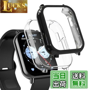 �y���������zHianjoo 2���� Xiaomi Redmi Watch 5 Lite �Ή� �P�[�X �t�B���� [�ی�J�o�[ + �t�B���� ��̌^] Xiaomi Redmi Watch 5 Lite �Ή� �J�o�[ TPU�f�� �\�t�g�P�[�X �S�ʕی� �ی�t�B���� �Ռ��z�� ��