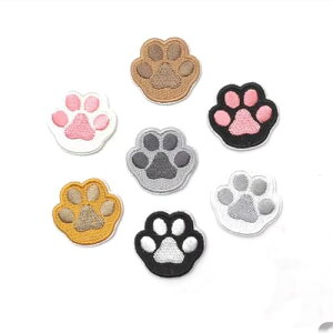 【送料無料】LUYING アイロン ワッペン 物 カートゥーン 猫のつめ 6枚セ動物 ワッペン おしゃれ 大人 アップリケ DIY 装飾 女の子 子供 小さい 手作り かわいい 7枚セット