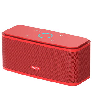 yzDOSS Soundbox CXXs[J[ Bluetooth5.0 12WptȃTEh 20ԍĐ IPX5h ^b`Rg[ TFJ[h/Aux͑Ή }CN C