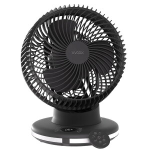 【送料無料】XVOOX サーキュレーター 360度首振り 静音 dcモーター 小型 首振り dc ファン 洗える 扇風機 タイマー付き 強力 リモコン リモコン付き おしゃれ 北欧 分解 リズムモード 衣類乾燥