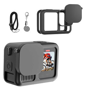 yzEsiFare gopro13 VRP[Xp Gopro 13/12/11/10/9ɑΉ یJo[ ANZT[ S[v P[X YLbv h~Xgbvt obe[\ [d֗