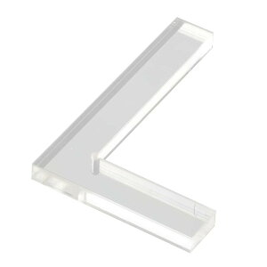 【送料無料】TVETE 文鎮 書き初め用 軽量 書道用品 文鎮 書道 【L型】 アクリル製 透明 印を押す スタンピングツール スタンピングツール 位置決め スタンプ補助ツール 位置見え 透明アクリル