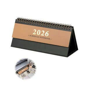 【送料無料】TVETE 2026 卓上 カレンダー ミニカレンダー デスクカレンダー カレンダ ー 無地 シンプル 月予定表 メモ帳 両面書き 極厚紙 書き心地 おしゃれ 持ち運び便利 家庭 学校 会社用 お