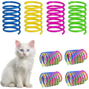 【送料無料】DEVENTORZ 猫おもちゃ スプリング 20個入り 4色 猫じゃらし 猫 ばね おもちゃ 猫玩具 運動不足解消 ストレス解消 ペット用品 知恵訓練 猫遊び用