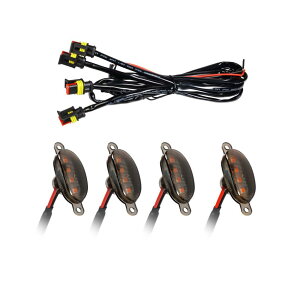 �y���������zParishop �ėp LED �O�����}�[�J�[ �h�� �n�[�l�X�t �W���j�[ �v���h RAV4 �f���J D5�J�X�^�� �p�[�c �t�����g�O���� ���C�g �h���X�A�b�v �f�C���C�g �ԗp�i