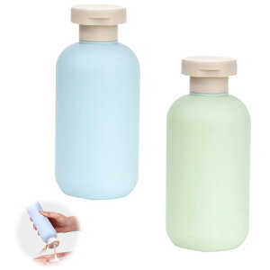 【送料無料】TVETE トラベルボトル シャンプーボトル 詰め替えボトル 100ml 【2本セット】小分け容器 フリップトップ 液漏れ防止 コンディショナー 洗顔フォーム メイク落とし ボトル 化粧品
