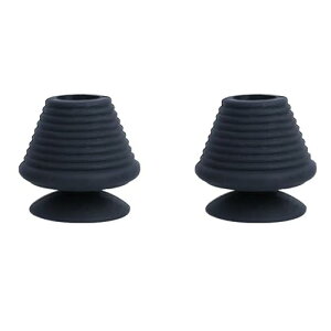 【送料無料】DEVENTORZ ゴム栓 風呂 栓 2個 セット ゴム栓 バス用 浴室 浴槽用栓 浴槽排水部品 柔軟性 耐用性 柔らかい お風呂の栓 排水口 止水栓 洗面台 浴槽の台所排水のストッパー(ブラック