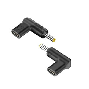 【送料無料】LeTradeJP Type C DC 変換アダプター 丸口・角口各種オプション対応 ノートPC 100W 充電器 USBPD 変換アダプター DC電源 1個 (5.5*2.5mm(19.5V))