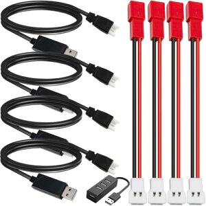 yzXiatiaosann 4  PC XH2.54 3.7V ւ USB ̏[dP[uA3.7V USB [dARlN^vOtAMX2.0iXH2.54j JST ϊP[uALiPo obe[[d RC s@ h[ N