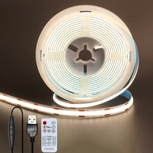 yzNAqiClearhillj5V COB LEDXgbvCg [gXCb`t 2-5M x 320LED/m 8mm 8W/M CRI90 ʃe[vό`\ ؒf\ hIP20 1.5M USBXCb`P[u DIY 