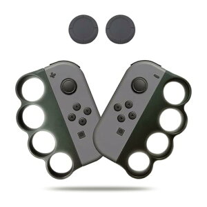 【送料無料】LeTradeJP Fit Boxing/Fit Boxing 2/Fit Boxing 3/switch/joycoに対応 コントローラー グリップ コントローラー ハンドル 大人と子供向け 2クリップ 2親指キャップ(ブラック)