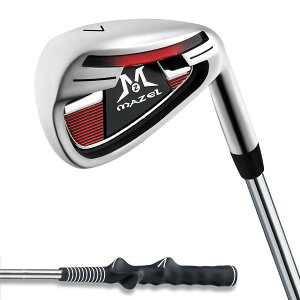 【送料無料】MAZEL (マゼル) ゴルフ練習用クラブ 7アイアン スイング練習器具 練習用品 スイングトレーナー ゴルフエイド 姿勢補正 スイング矯正器具 ウォームアップスティック 右利き