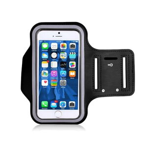 【送料無料】アームバンド ランニング スマホバンド スマホケース アームポーチ タッチ操作可能 イヤホン穴付き 防水 汗止め 運動 適用7インチ 男女適用 ブラック