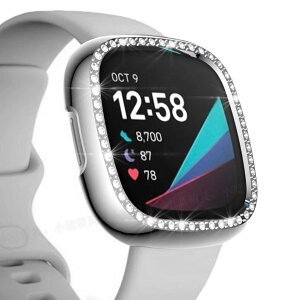 �y���������zBOOLINN For Fitbit Sense 2/Versa 4 �J�o�[ �_�u���_�C�������h �L���L�� ����y�� PC�f�� �ϏՌ� �����ȒP Fitbit Sense 2/Versa 4 �Ή� ���� ���h�~ �ȒP�Ɏ��t���E�� �S�ʕی� �t�B�b�g�r