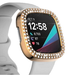 �y���������zBOOLINN For Fitbit Sense 2/Versa 4 �J�o�[ �_�u���_�C�������h �L���L�� ����y�� PC�f�� �ϏՌ� �����ȒP Fitbit Sense 2/Versa 4 �Ή� ���� ���h�~ �ȒP�Ɏ��t���E�� �S�ʕی� �t�B�b�g�r