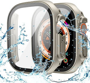 【送料無料】AMAPC for Apple Watch 防水ケース 40mm 41mm 44mm 45mm 対応 と互換性があり 数秒で Ultra/Ultra2/Ultra3 シリーズの外観に変換できます IP68完全防水 バンド 水泳・スポーツ専用 防水ケース